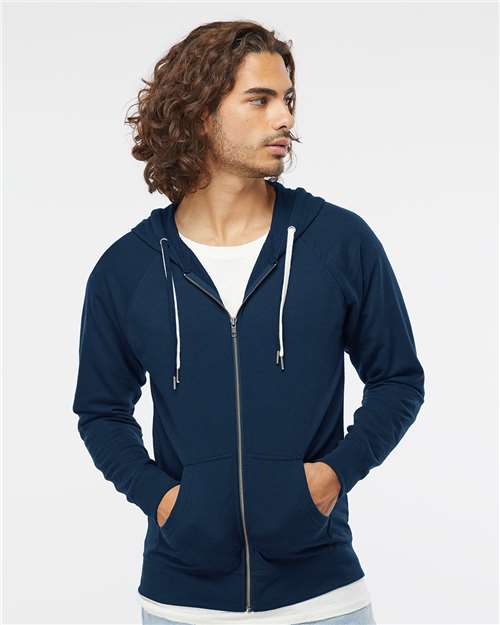 Icon Lightweight Loopback Terry Full-Zip Hooded Sweatshirt