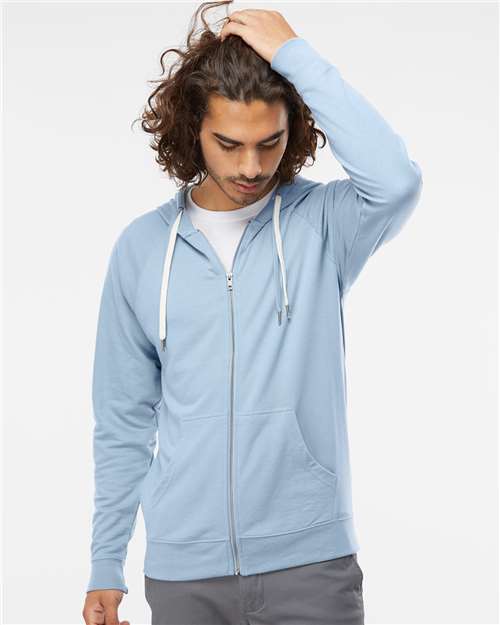 Icon Lightweight Loopback Terry Full-Zip Hooded Sweatshirt