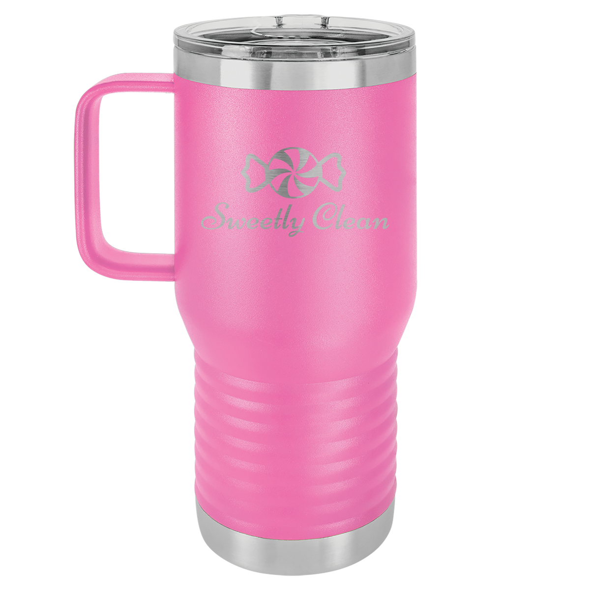 Breast Cancer Awareness Month 20oz Travel Mug - 10$ Donation included.