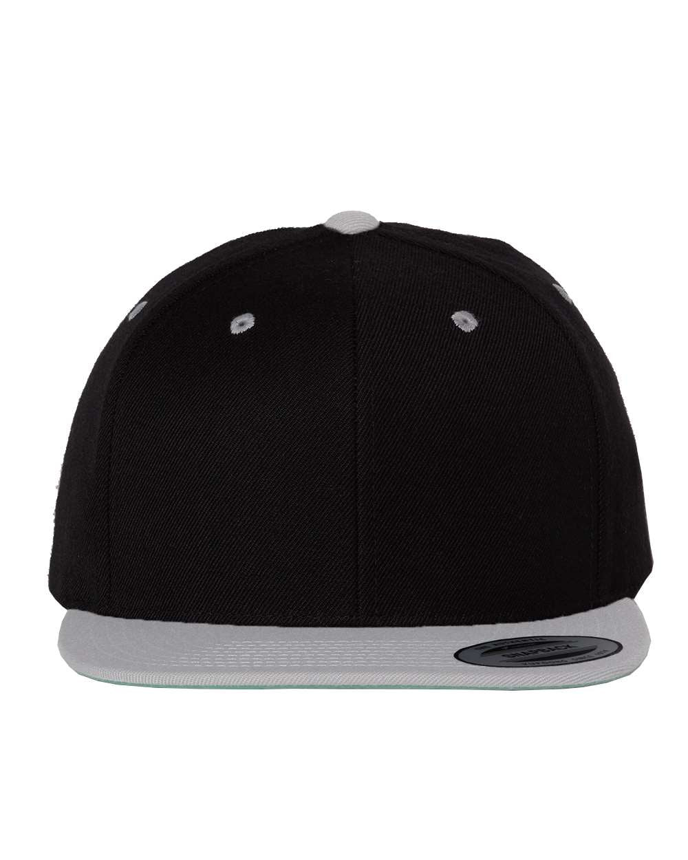 YP Classics - Premium Flat Bill Snapback Cap with Custom Leather Patch