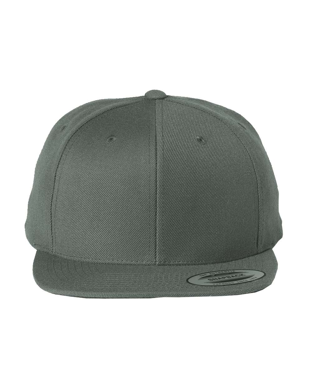 YP Classics - Premium Flat Bill Snapback Cap with Custom Leather Patch