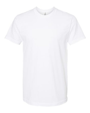 White Unisex Adult Cotton T-Shirt
