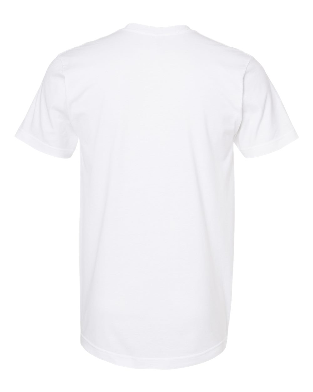 White Unisex Adult Cotton T-Shirt