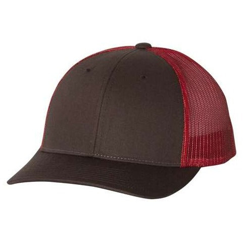 Richardson 115 - Low Pro Trucker Cap With Leather Patch