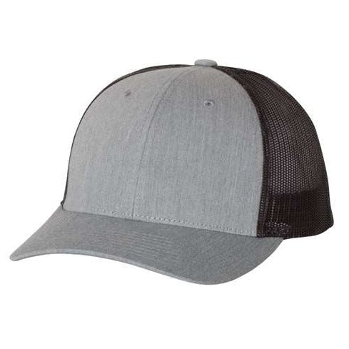 Richardson 115 - Low Pro Trucker Cap With Leather Patch