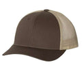 Richardson 115 - Low Pro Trucker Cap With Leather Patch