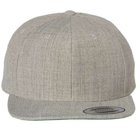 YP Classic Wool Blend Snapback With Leather Patch